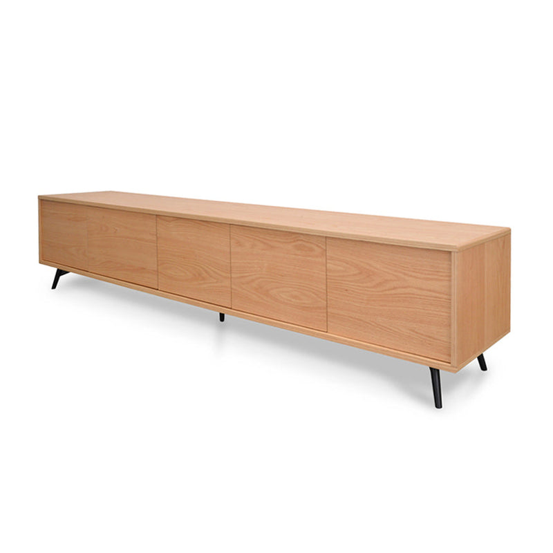 CTV107-BB 2.4m Entertainment TV Unit - Natural