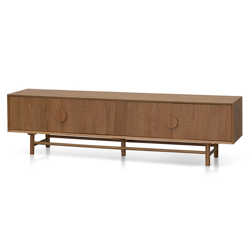 2.1m Entertainment TV Unit - Natural