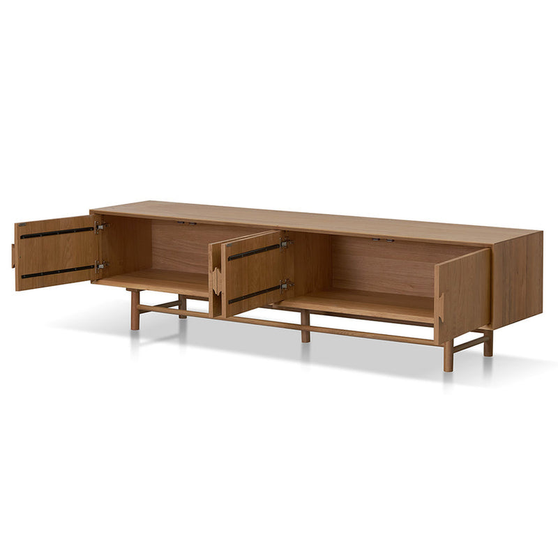 2.1m Entertainment TV Unit - Natural