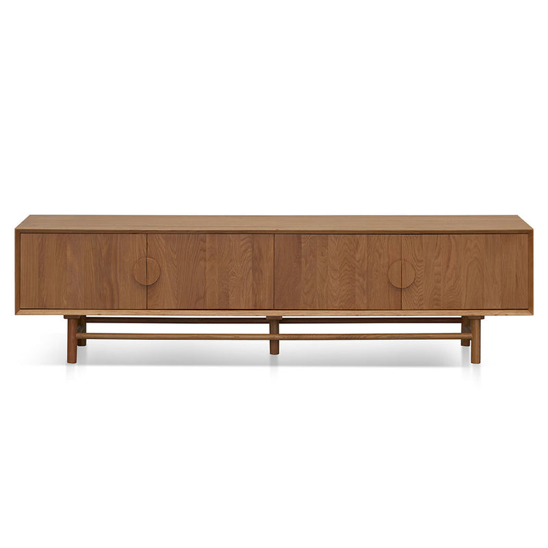 2.1m Entertainment TV Unit - Natural