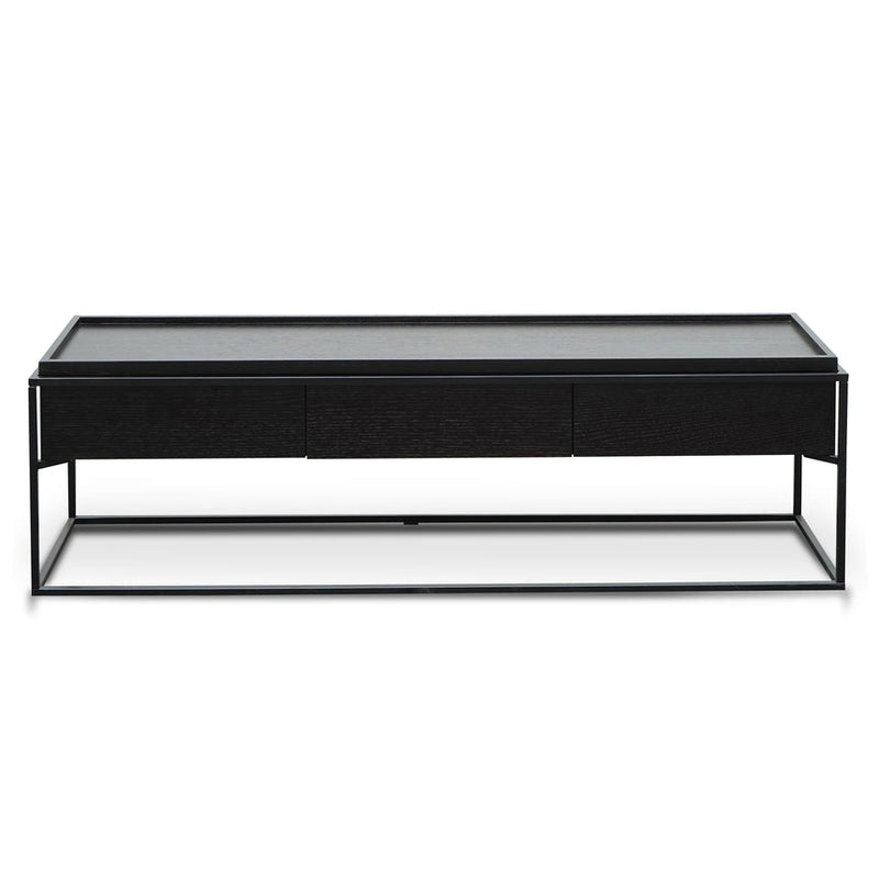 150cm TV Entertainment Unit - Full Black