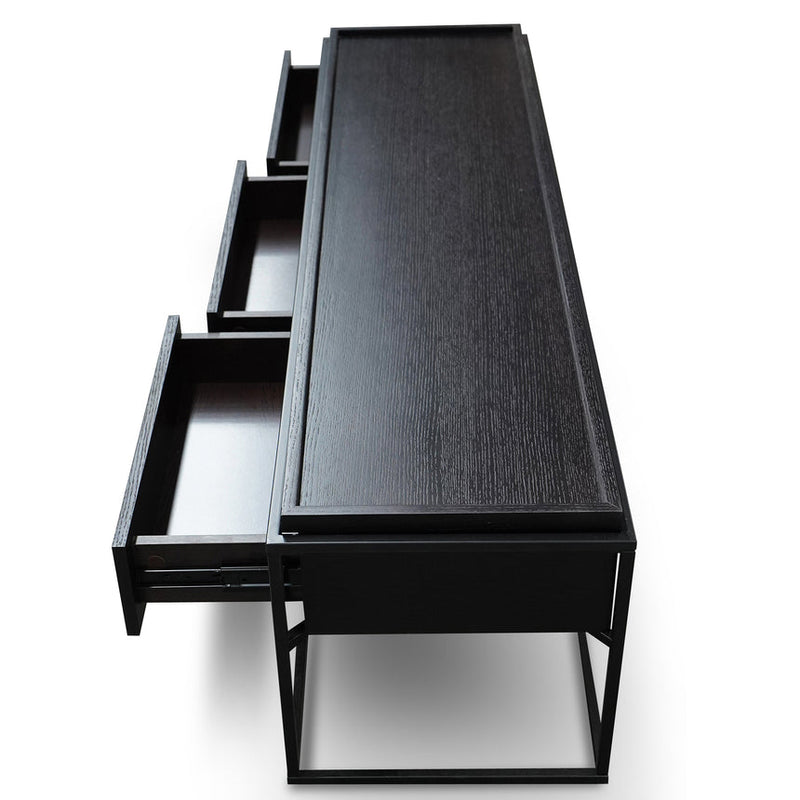 150cm TV Entertainment Unit - Full Black