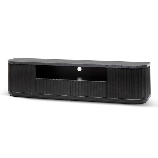 2m Veneer Top Entertainment TV Unit - Full Black $703.00