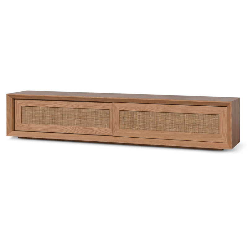 Rattan Doors 2.3m TV Entertainment Unit - Natural