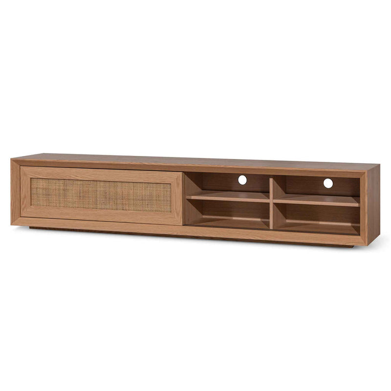 Rattan Doors 2.3m TV Entertainment Unit - Natural