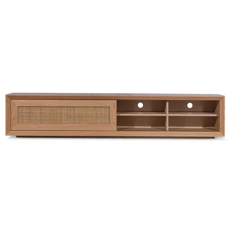 Rattan Doors 2.3m TV Entertainment Unit - Natural