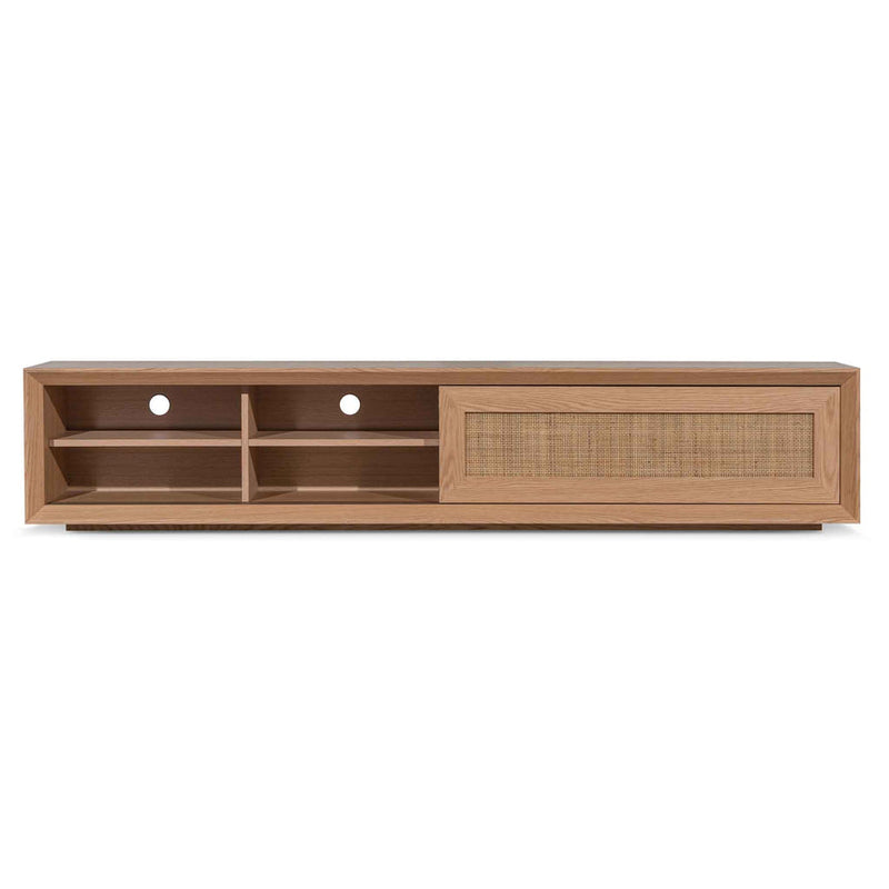 Rattan Doors 2.3m TV Entertainment Unit - Natural