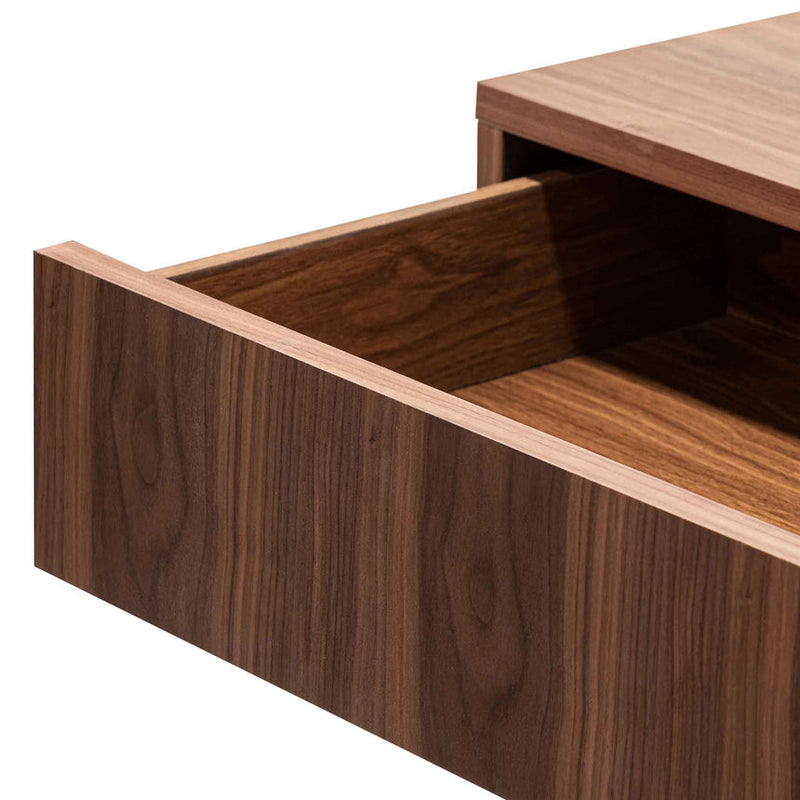 2.1m TV Entertainment Unit - Walnut