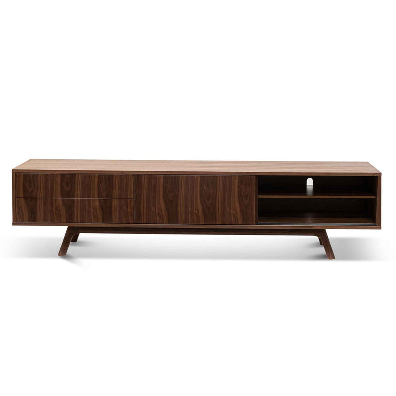 2.1m TV Entertainment Unit - Walnut