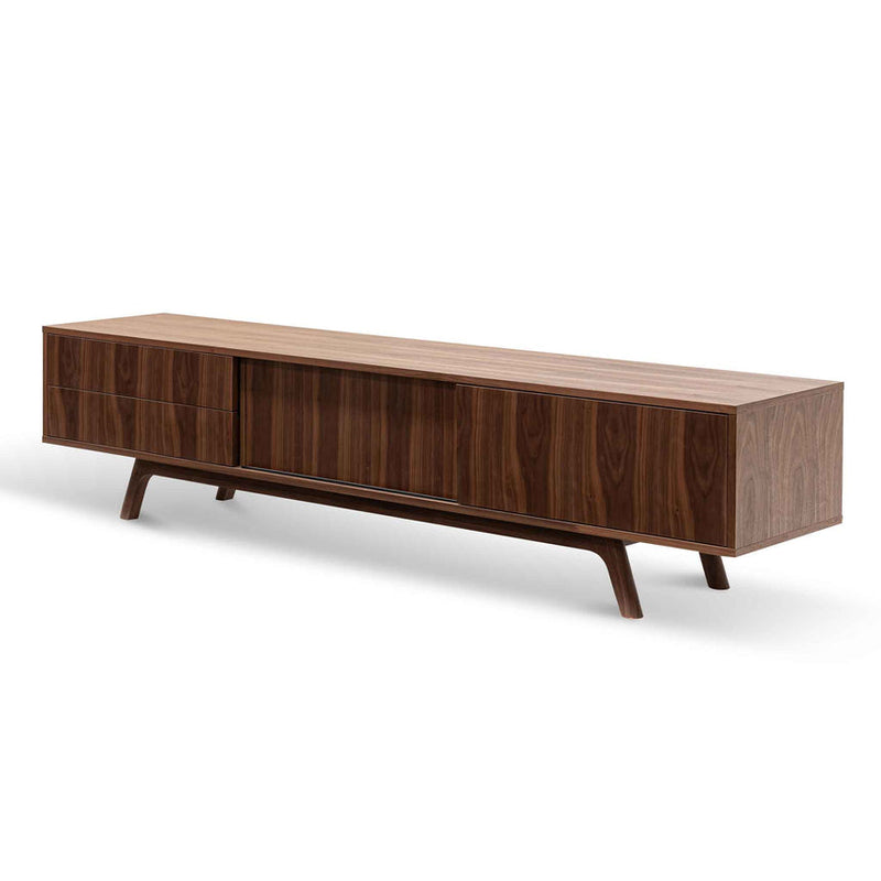 2.1m TV Entertainment Unit - Walnut