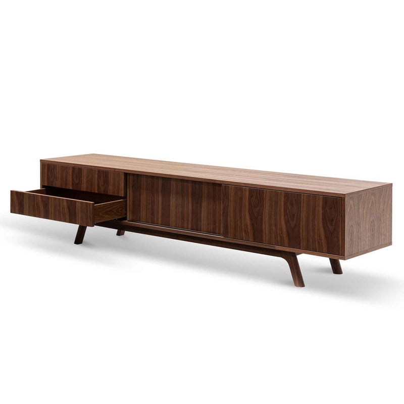 2.1m TV Entertainment Unit - Walnut