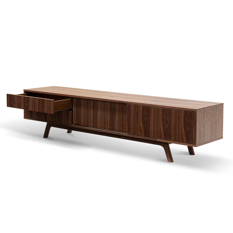 2.1m TV Entertainment Unit - Walnut