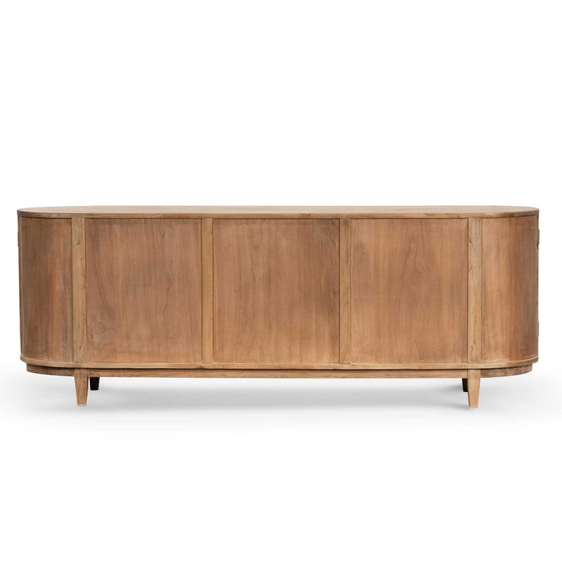 2.1m Sideboard Unit - Natural with Rattan Doors