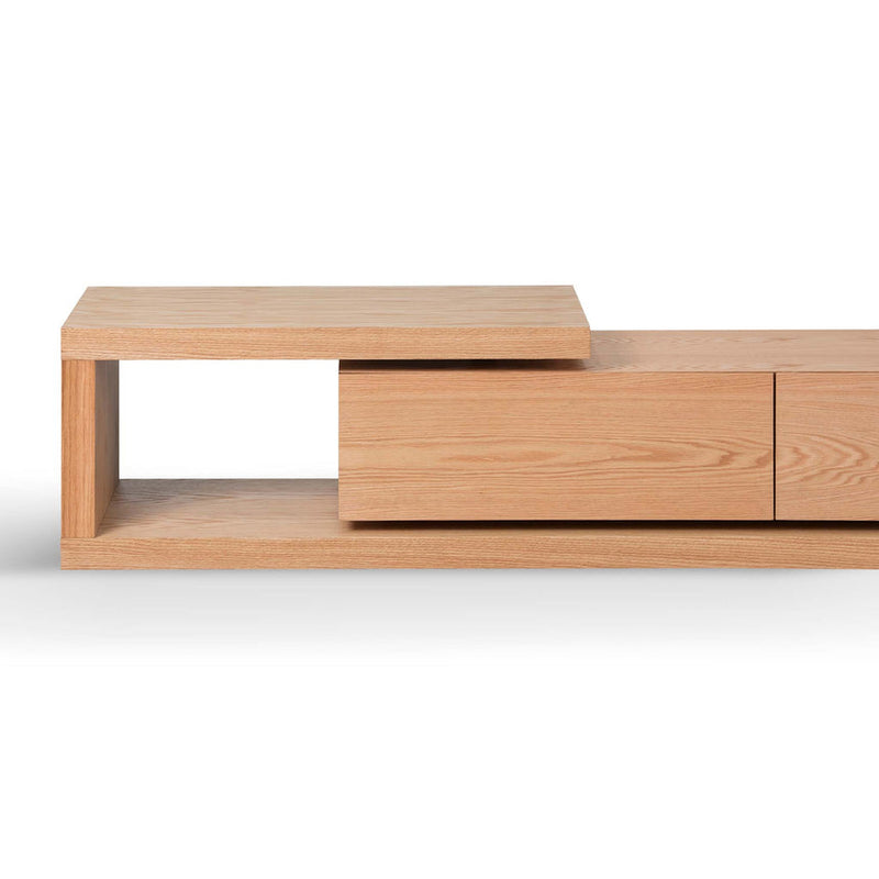 Extendable TV Entertainment Unit - Natural