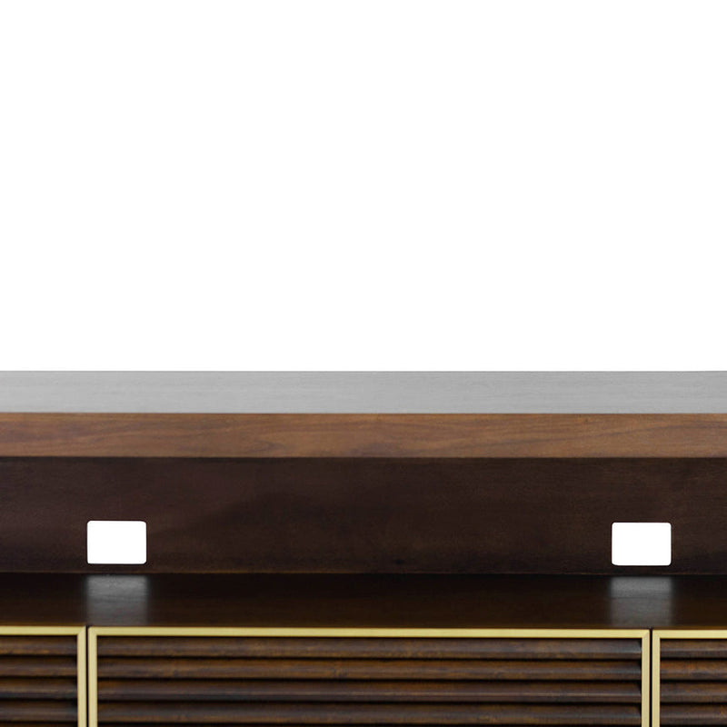 2m TV Entertainment Unit - Walnut