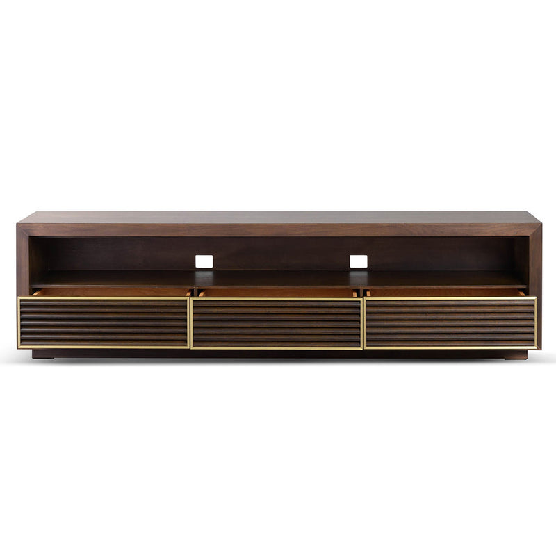 2m TV Entertainment Unit - Walnut