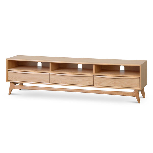 Wide TV Entertainment Unit - Natural Oak