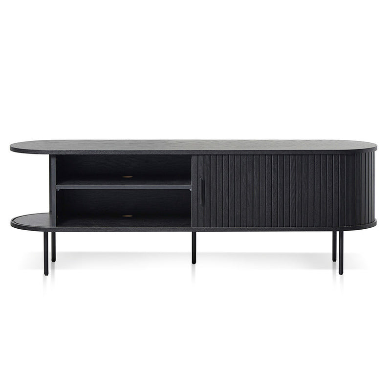 1.6m TV Entertainment Unit - Full Black