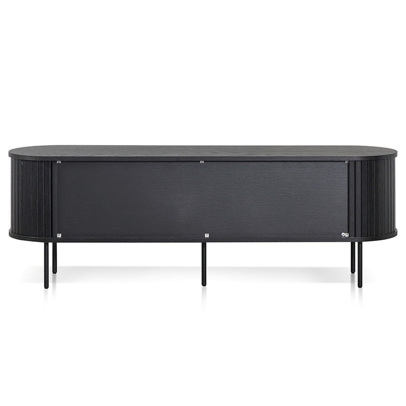 1.6m TV Entertainment Unit - Full Black