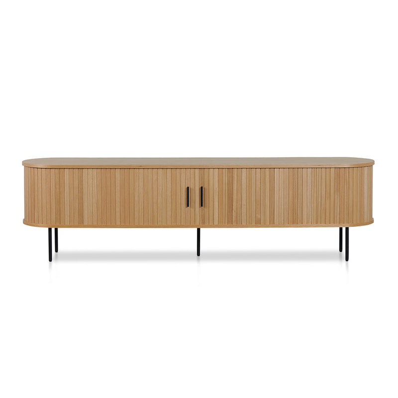 2m TV Entertainment Unit - Walnut