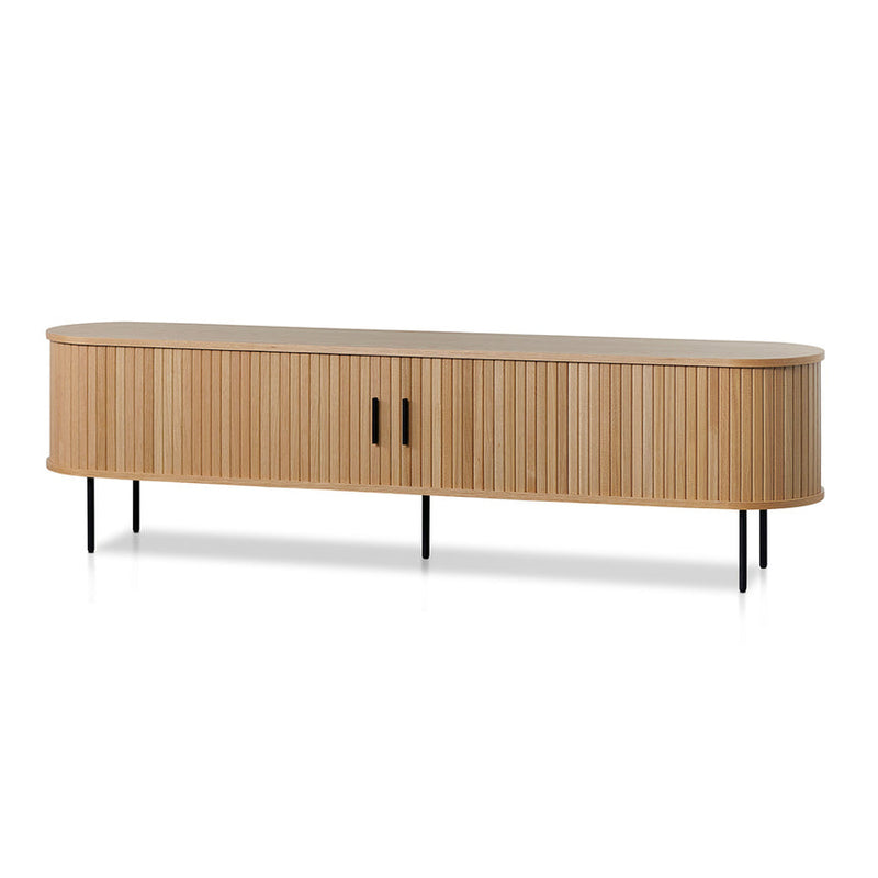 2m TV Entertainment Unit - Walnut