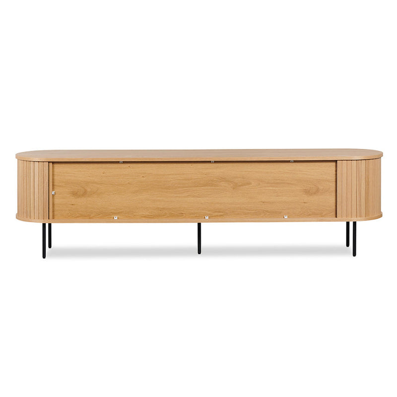 2m TV Entertainment Unit - Walnut