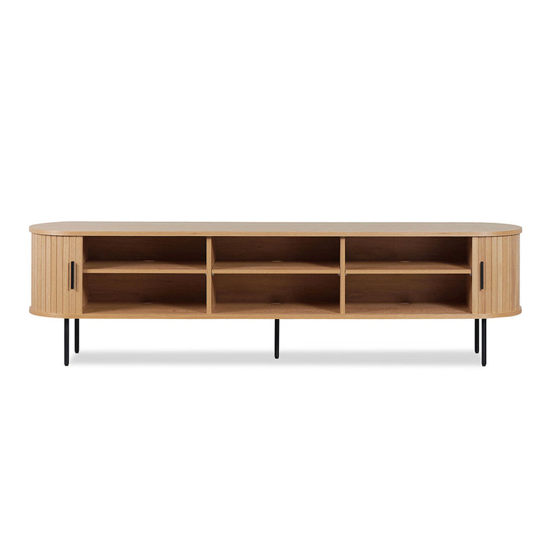 2m TV Entertainment Unit - Walnut