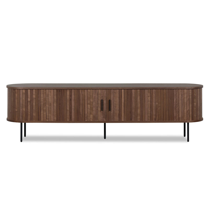 2m TV Entertainment Unit - Walnut