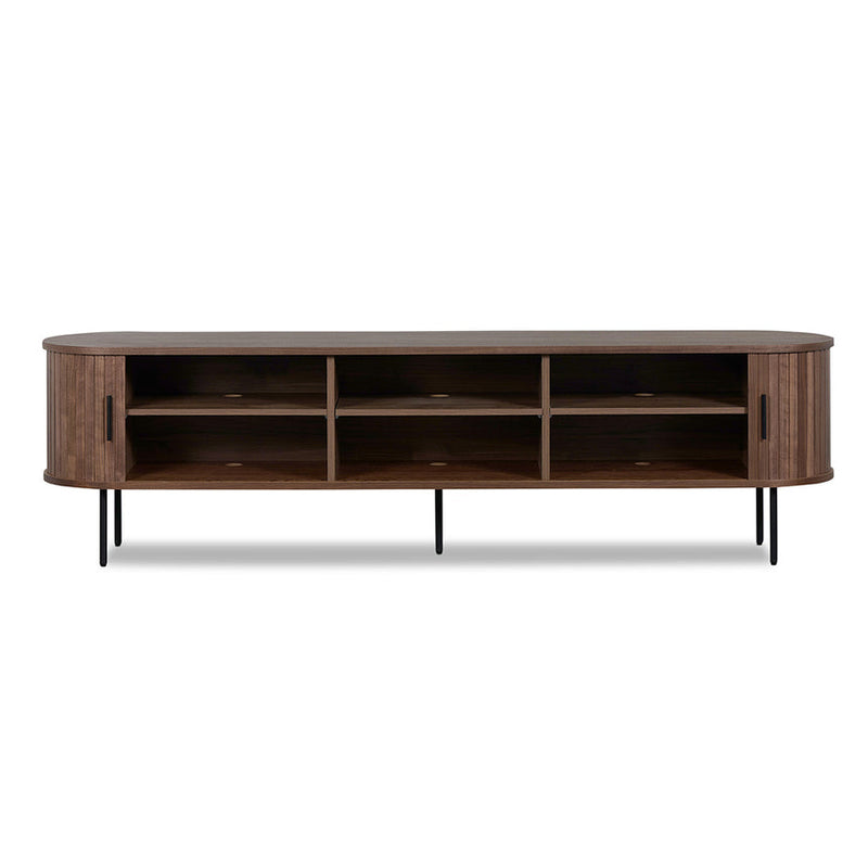 2m TV Entertainment Unit - Walnut