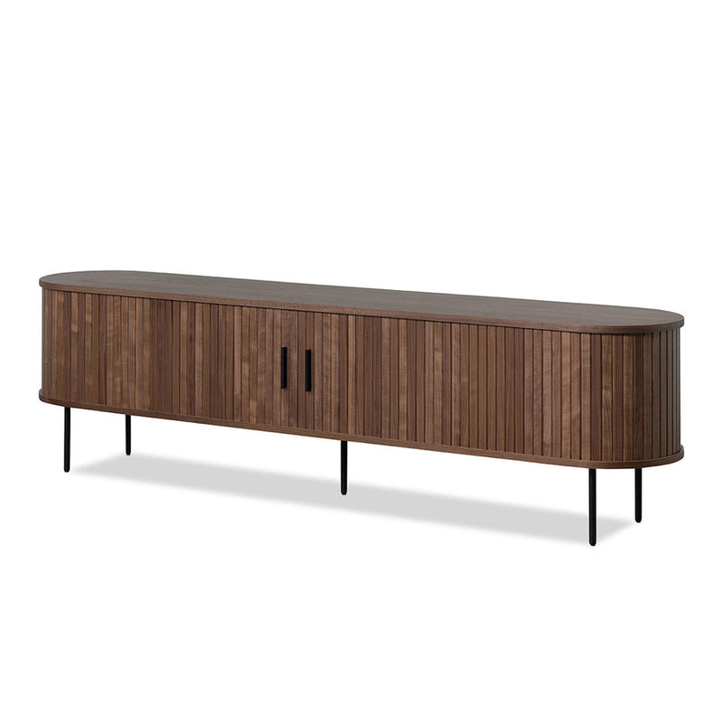 2m TV Entertainment Unit - Walnut