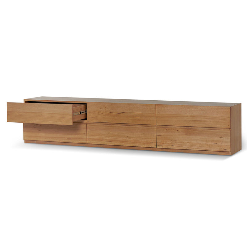 2.4m TV Entertainment Unit - Messmate