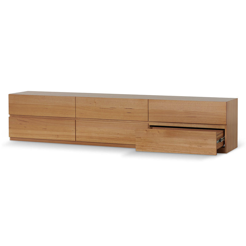 2.4m TV Entertainment Unit - Messmate