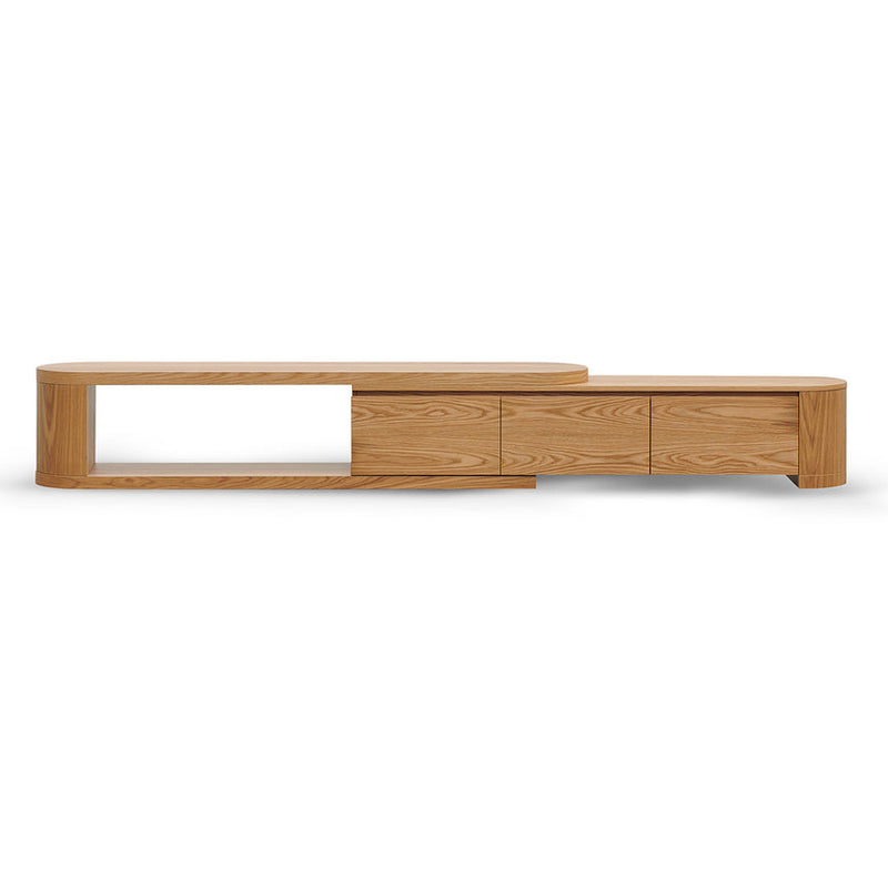 ExpandableTV Entertainment Unit - Natural Oak