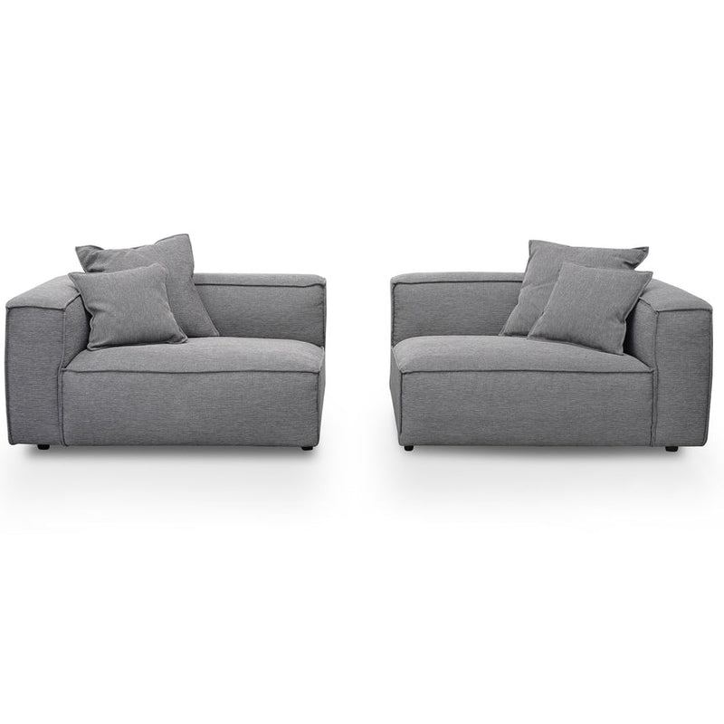 CLC2734-KSO 4 Seater Sofa with Cushion and Pillow - Graphite Grey