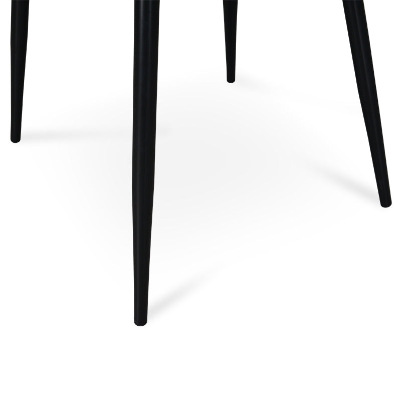 Dining Chair - Black PU (Set of 2)