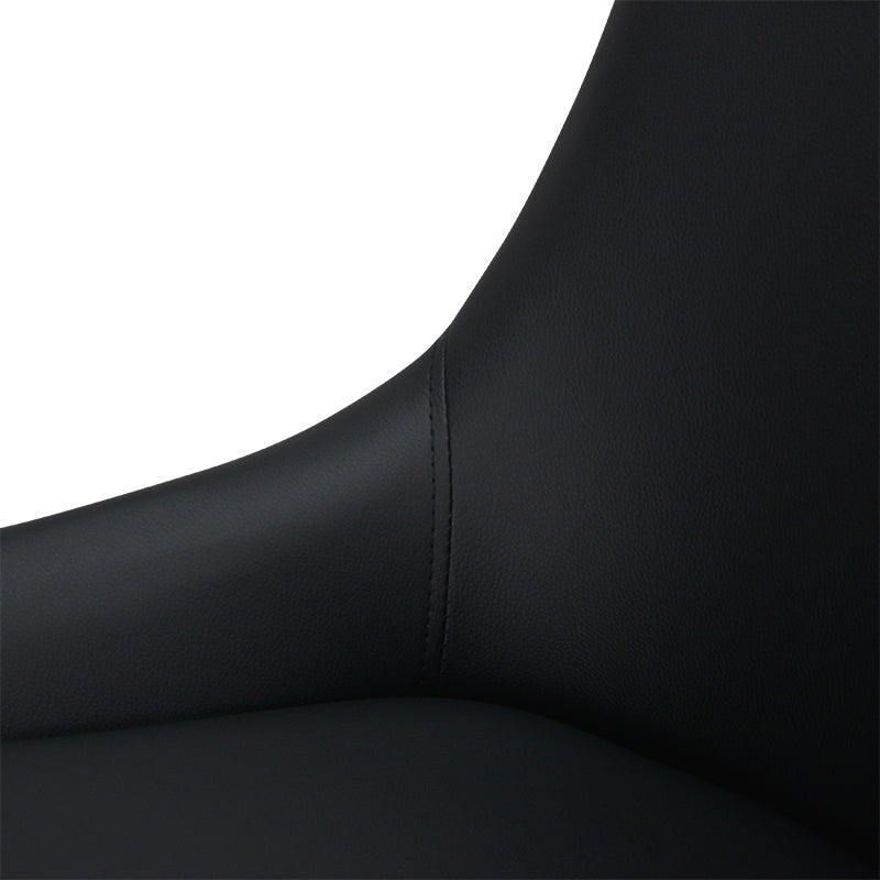 Dining Chair - Black PU (Set of 2)