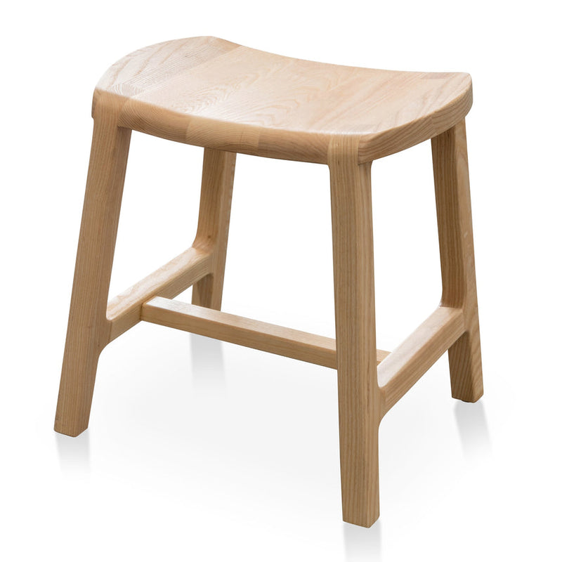 Wooden Low Stool 45cm - Black