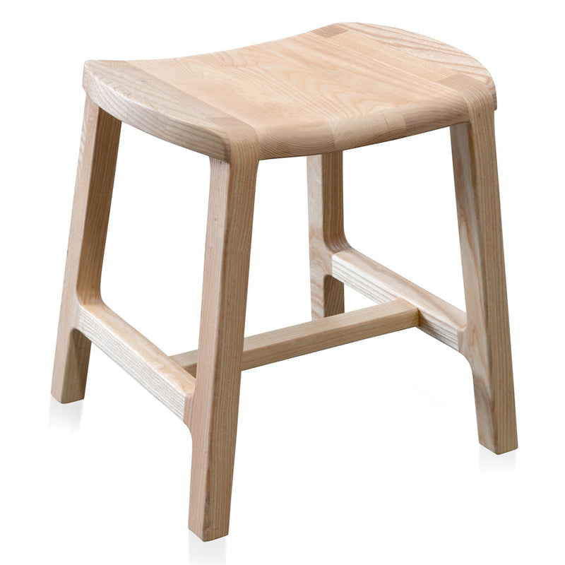 Wooden Low Stool 45cm - Black