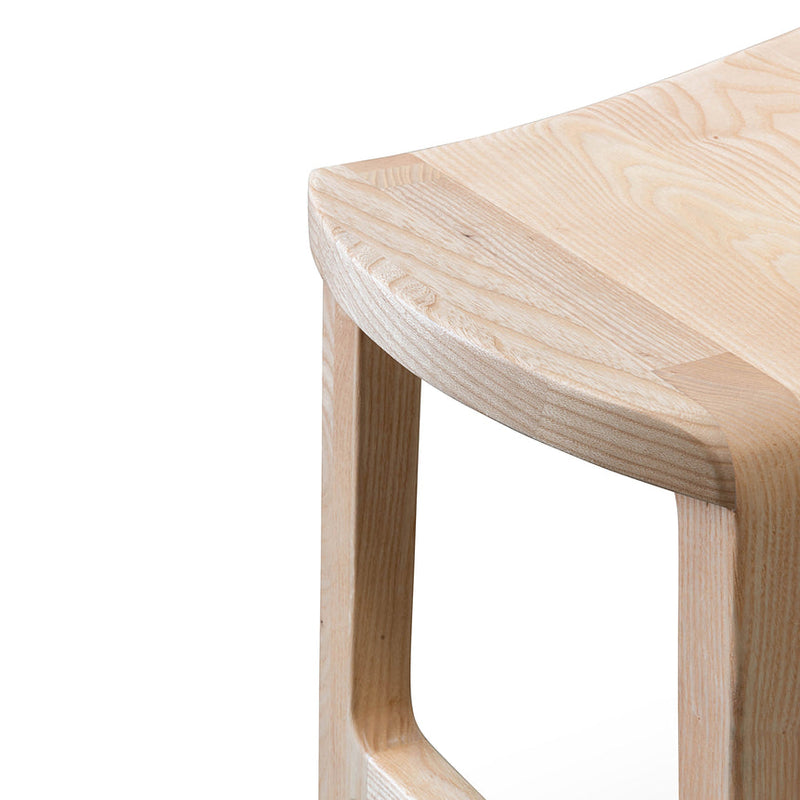 Wooden Low Stool 45cm - Black