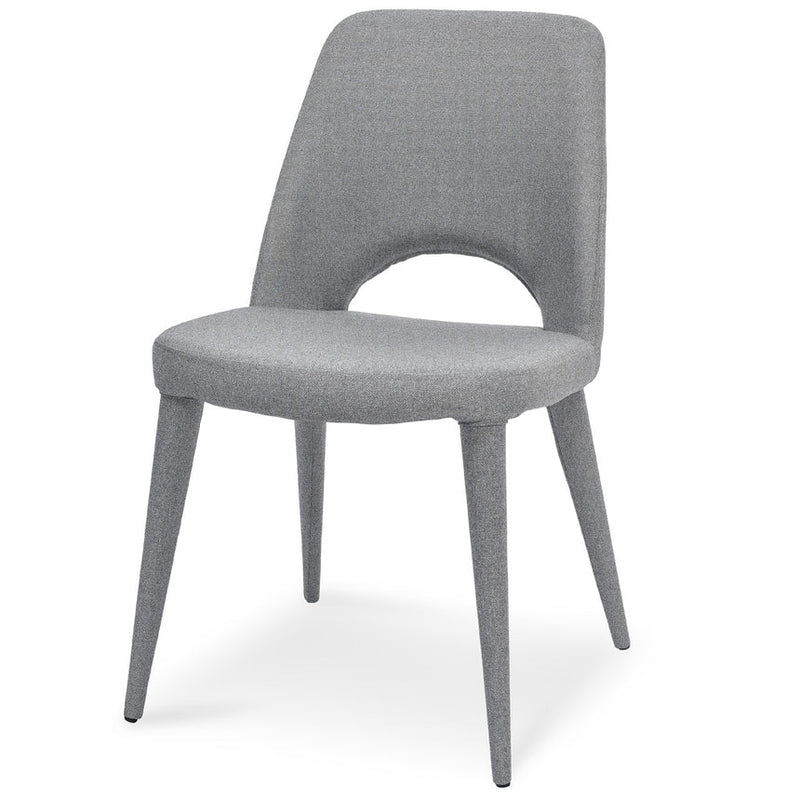 Fabric Dining Chair - Coin Grey