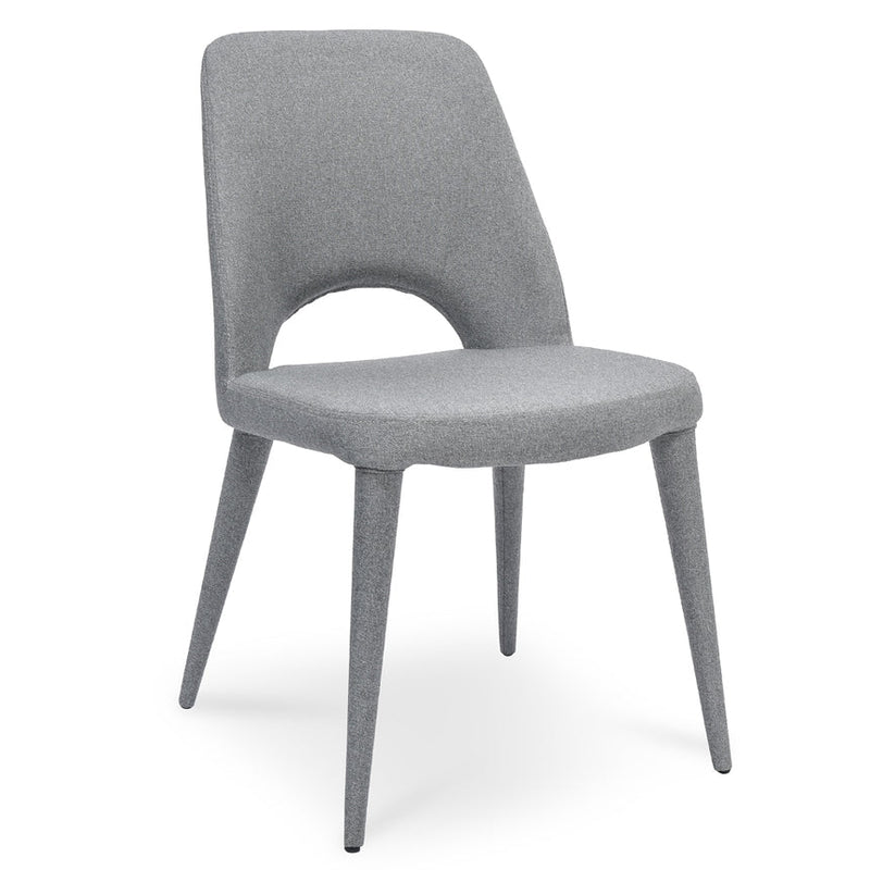 Fabric Dining Chair - Coin Grey