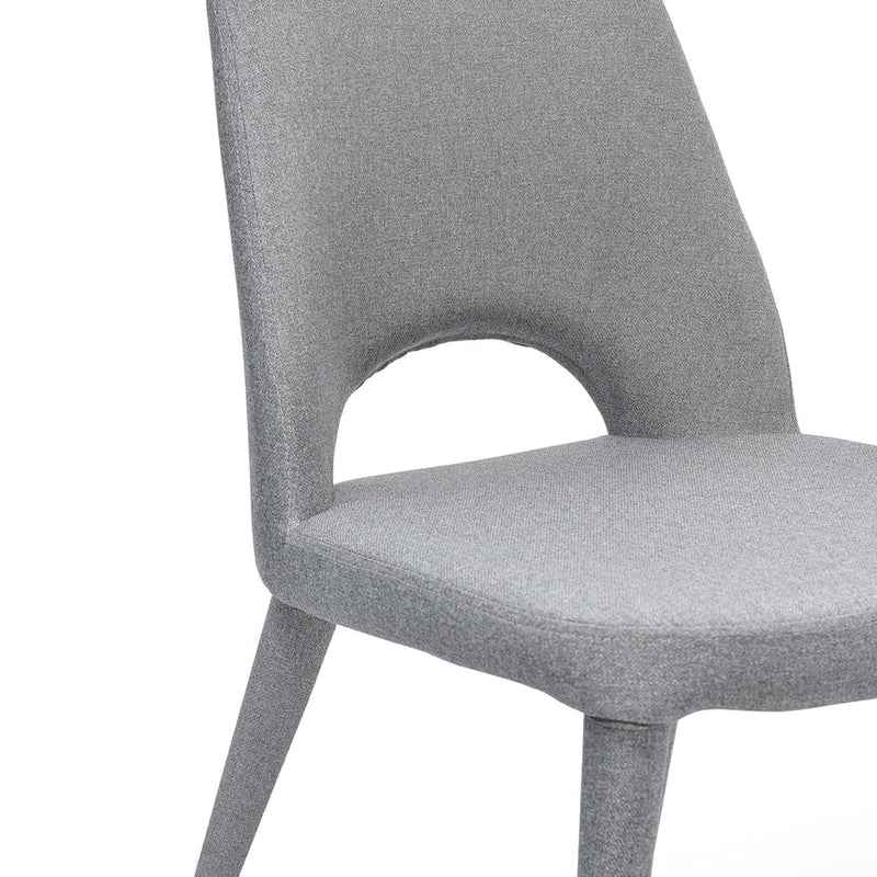 Fabric Dining Chair - Coin Grey