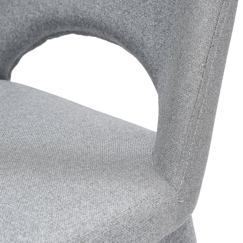 Fabric Dining Chair - Coin Grey