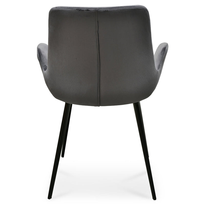 Dining Chair - Black PU (Set of 2)