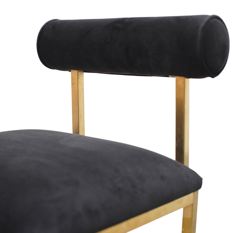 Emerald Green Occasional Chair - Brushed Gold Base