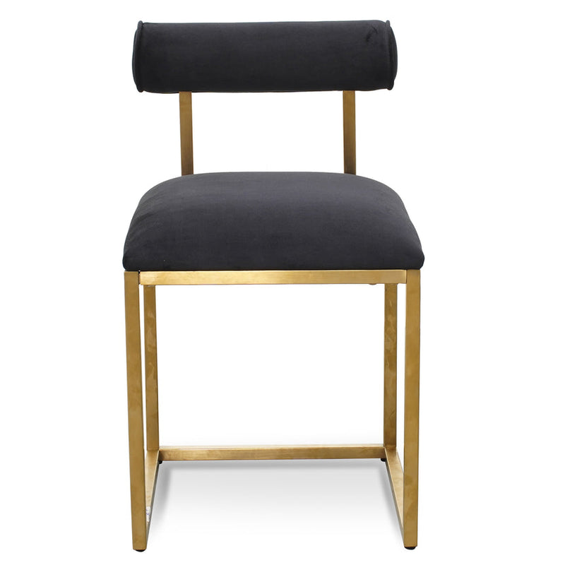 Emerald Green Occasional Chair - Brushed Gold Base