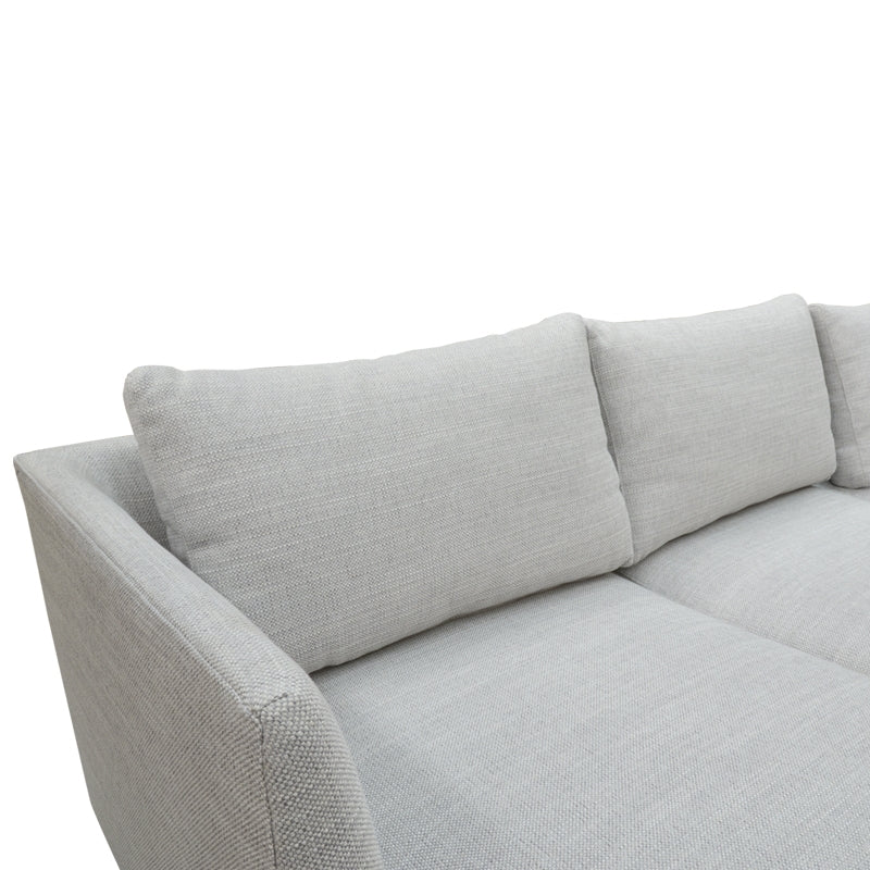 3 Seater Fabric Sofa - Dust Blue