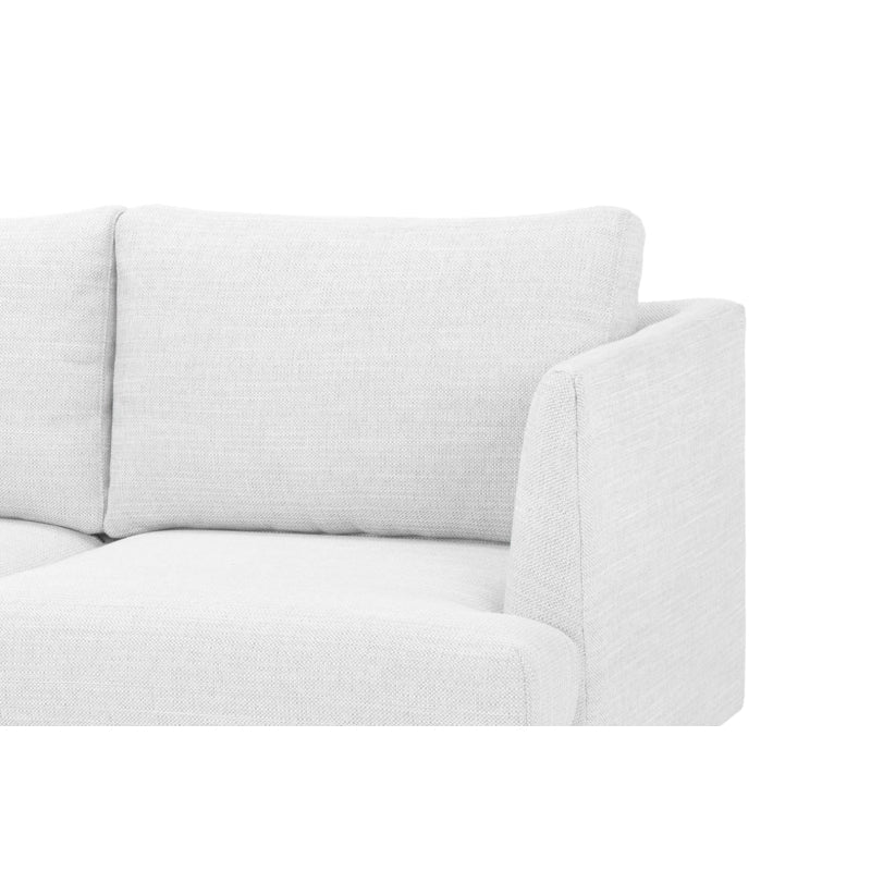 3 Seater Fabric Sofa - Dust Blue