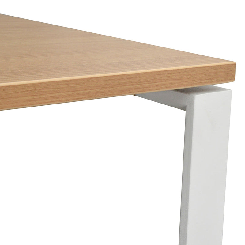 180cm Executive Office Desk With Right Return - Natural