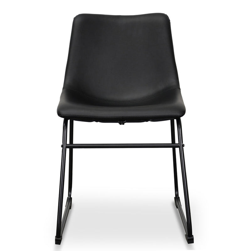 Dining Chair in Black (Set of 2)